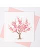 Boyle Quilled Greeting Card Blossom Tree 15x15cm