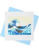 Boyle Quilled Greeting Card Japanese Waves 15x15cm