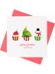 Boyle Quilled Greeting Card Christmas Cupcakes 15x15cm