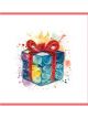 Boyle Quilled Greeting Card Present With Red Ribbon 15x15cm