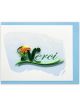 Boyle Quilled Mini Greeting Card Merci 8.5x6.4cm