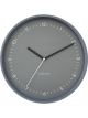 NeXtime Berlin Wall Clock 30cm Grey