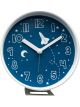 NeXtime Rocket Alarm Clock with Night Light 12.5x13x5.5cm Blue