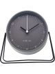 NeXtime Berlin Table Alarm Clock with Night Light 14x13x7cm Grey