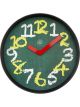 NeXtime Chalkboard Wall Clock 30cm Green
