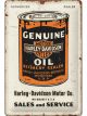 Nostalgic-Art Medium Sign Harley-Davidson Genuine Oil Can 20x30x0.5cm