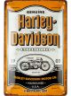 Nostalgic-Art Medium Sign Harley-Davidson Motorcycles Milwaukee