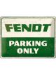 Nostalgic-Art Large Sign Fendt Parking Only 30x40cm 30x40x0.5cm