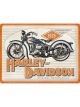 Nostalgic-Art Large Sign Harley-Davidson Motorcycles 1935 30x40x0.5cm
