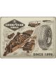 Nostalgic-Art Large Sign Goodyear Factories Since 1898 30x40x0.5cm