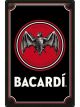 Nostalgic-Art XL Sign Bacardi Logo Black 40x60cm 40x60x0.5cm