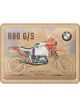 Nostalgic-Art Small Sign BMW R 80 G/S Paris Dakar 15 x 20cm