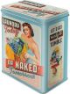 Nostalgic-Art Tin Storage Box Large Laundry Today 10x14x20cm