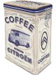 Nostalgic-Art Clip Top Storage Tin Citroen Coffee Truck 7.5x11x17.5cm