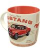 Nostalgic-Art Ceramic Mug Ford Mustang GT 1967 Red 9x9x9cm