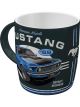 Nostalgic-Art Ceramic Mug Ford Mustang 1969 Mach 1 Blue 9x9x9cm