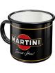 Nostalgic-Art Enamel Mug Martini Served Here 8x8x8xcm