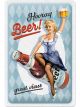 Nostalgic-Art Medium Sign Hooray Beer 20x30x0.5cm