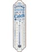Nostalgic-Art Thermometer Fisherman Catch 28x6.5x2cm