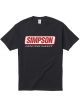Simpson Traditional Tee Black Small