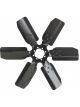 Derale Standard Rotation Fan Clutch Fan Black 20 Inch 8 Hole Centre Hub