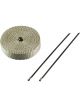 Heatshield Exhaust Wrap 25mm x 10ft w/ 2 Stainless Steel Lock