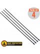 Heatshield Exhaust Wrap Stainless Black Locking Ties 200mm Long Pack 4