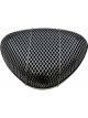 TFI Racing Air Filter Cleaner Triangular Black Foam Chrome Top Bottom