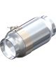 TFI Racing Airbox Inline Polished Alloy 102mm inlet/outlet 257mm long