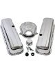 TFI Racing BBC V8 396-454 Engine Dress Up Kit Chrome Tall Valve Cover