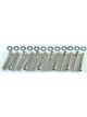 TFI Racing Bolt Kit Intake Ford Windsor 289-302-351 Chrome Socket Head