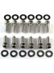 TFI Racing Bolt Kit Intake SBC 283-400 Chrome Socket Head