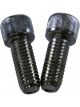 TFI Racing Bolts Set Thermostat Ford SB V8 Nickel Plated Chrome Socket