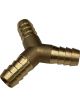 TFI Racing Brass 3-Way Y Shape Tail Piece 1/2