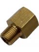 TFI Racing Brass Reducing Hex Adaptor 15mm Female to 16.7mm Male BSP