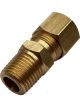TFI Racing Brass Single Compression Union 9.5mm to 1/4