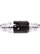 Aeroflow Aluminium Quick Release Fitting -8AN Viton Seal Black