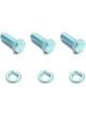 TFI Racing Chevrolet Pulley Crankshaft Hex Hed Grade 5 Bolts 3/8