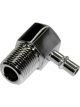 TFI Racing Chrome Aluminium Fitting 90 Degree 1/4