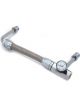 TFI Racing Dual Feed Stainless Fuel Line Chrome Adjustable Holley