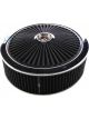 TFI Racing Extraflow Black Chrome Air Filter Cleaner 14