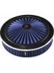 TFI Racing Extraflow Blue Chrome Air Cleaner Filter 9