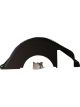 TFI Racing Flywheel Dust Cover Fits Chev V8 to GM Turbo TH350 Black