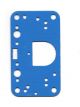 TFI Racing Holley Carburettor Gasket Metering Squarebore Block Blue