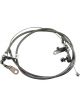 TFI Racing Kickdown Assembly Ford C-4 Braided Stainless Outer
