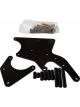 TFI Racing LS Chev Alternator+A-Can Style Power Steering Bracket Black