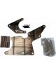 TFI Racing LS Chev Alternator+Type 2 Style Power Steer Bracket Chrome