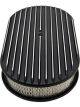 TFI Racing Oval Black Full Finned Air Cleaner 15