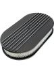 TFI Racing Oval Black Half Finned Air Cleaner 15