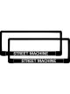 TFI Racing IR Street Machine Polymer Plate Frames Suits 6 Digit Plates
